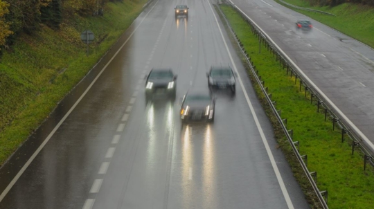 cars driving on road